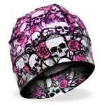 Hot Leathers Skull Bouquet Helmet Liner KHC4010 - Image 3