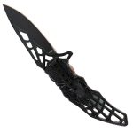 Hot Leathers KNA1115 Knife Spider Skull 4″ - Image 3