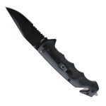 Hot Leathers Black Matte Knife w/ Clip KNA1151 - Image 3