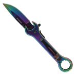Hot Leathers Rainbow Mirror Wrench Knife KNA1155 - Image 3