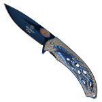 Hot Leathers Blue Flaming Eagle Knife KNA1168 - Image 2