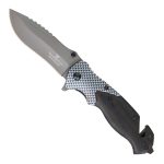 Hot Leathers Checkered w/ Wood Detail Knife KNA1176 - Image 2