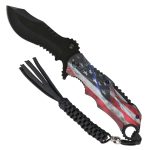 Hot Leathers US Flag w/ key Lanyard KNA1181 - Image 2