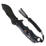 Hot Leathers Black Knife with Lanyard KNA1182 - Image 3