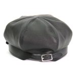 Hot Leathers Leather Section Pie Top Leather Cap LHA2006 - Image 5