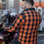 Milwaukee Leather Men’s Splitline Molten 2-Tone CE Armored Protective Flannel – Kevlar Reinforced – MPM1672 - Image 10