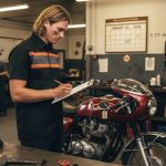 MMCC Men’s Petrol Classic Mechanic Button Up Shirt – Dual Chest Pockets – Microfiber Panel – Rider Ready – MMC16006 - Image 8