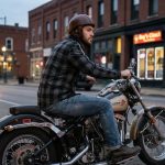 Milwaukee Leather Men’s Splitline Phantom 2-Tone CE Armored Protective Flannel – Kevlar Reinforced – MPM1670 - Image 11