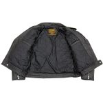 Milwaukee Leather LKK1920 Boy’s Black Classic Leather Biker Jacket with Patch Pocket Style - Image 4