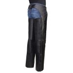Milwaukee Leather Women’s Leather Motorcycle Chaps w/ Embroidery Detail, Adjustable Fit Riding Gear – LKL16701 - Image 10