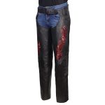 Milwaukee Leather Women’s Leather Motorcycle Chaps w/ Embroidery Detail, Adjustable Fit Riding Gear – LKL16703 - Image 7