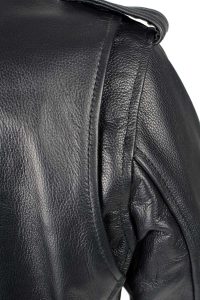 Milwaukee Leather LKL2700 Women’s Classic Black Premium Leather Motorcycle Vintage Jacket with Side Laces - Image 7
