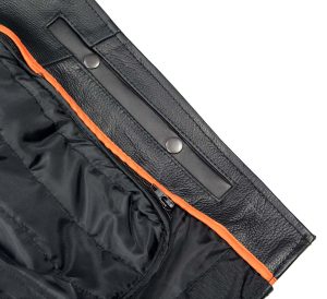 Milwaukee Leather LKL2700 Women’s Classic Black Premium Leather Motorcycle Vintage Jacket with Side Laces - Image 9