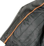 Milwaukee Leather LKL2700 Women’s Classic Black Premium Leather Motorcycle Vintage Jacket with Side Laces - Image 10