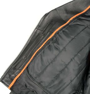 Milwaukee Leather LKL2700 Women’s Classic Black Premium Leather Motorcycle Vintage Jacket with Side Laces - Image 10