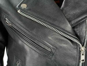 Milwaukee Leather LKL2700 Women’s Classic Black Premium Leather Motorcycle Vintage Jacket with Side Laces - Image 12