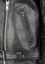 Milwaukee Leather LKL2700 Women’s Classic Black Premium Leather Motorcycle Vintage Jacket with Side Laces - Image 11