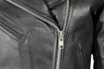 Milwaukee Leather LKL2700 Women’s Classic Black Premium Leather Motorcycle Vintage Jacket with Side Laces - Image 14
