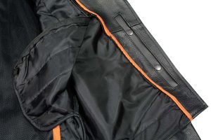Milwaukee Leather LKL2700 Women’s Classic Black Premium Leather Motorcycle Vintage Jacket with Side Laces - Image 15