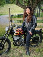 Milwaukee Leather LKL2700 Women’s Classic Black Premium Leather Motorcycle Vintage Jacket with Side Laces - Image 16