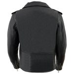 Milwaukee Leather LKL2701 Women’s Classic Black Premium Leather Motorcycle Rider Jacket with Built-In Belt - Image 2