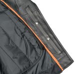 Milwaukee Leather LKL2701 Women’s Classic Black Premium Leather Motorcycle Rider Jacket with Built-In Belt - Image 6