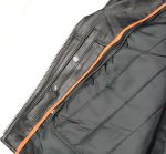 Milwaukee Leather LKL2701 Women’s Classic Black Premium Leather Motorcycle Rider Jacket with Built-In Belt - Image 7