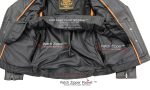 Milwaukee Leather LKL2710 Women’s Classic Black Braided Motorcycle Jacket with Studded Back - Image 4