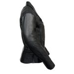 Milwaukee Leather LKL2710 Women’s Classic Black Braided Motorcycle Jacket with Studded Back - Image 15