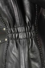 Milwaukee Leather LKL2710 Women’s Classic Black Braided Motorcycle Jacket with Studded Back - Image 9