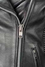 Milwaukee Leather LKL2710 Women’s Classic Black Braided Motorcycle Jacket with Studded Back - Image 10