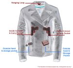 Milwaukee Leather ML7023 Women’s ‘Braided’ Black Leather Jacket with Studs - Image 4