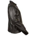 Milwaukee Leather LKL2720 Women’s Black Classic Side Lace Leather Motorcycle Jacket - Image 5