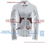 Milwaukee Leather LKL2720 Women’s Black Classic Side Lace Leather Motorcycle Jacket - Image 2