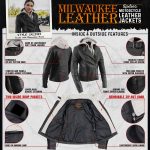 Milwaukee Leather LKL2737 Women’s Black Premium Leather Motorcycle Biker Racer Style Scuba Jacket w/ Hoodie - Image 2