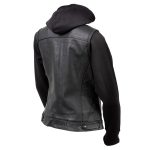 Milwaukee Leather Women’s Tara Black Leather Motorcycle Rider 2-in-1 Convertible Hoodie Jacket Vest – LKL4712 - Image 10