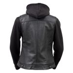 Milwaukee Leather Women’s Tara Black Leather Motorcycle Rider 2-in-1 Convertible Hoodie Jacket Vest – LKL4712 - Image 11