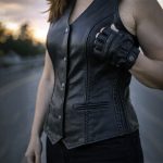 Milwaukee Leather Women’s Road Queen Black Braided Buffalo Leather Motorcycle Vest – LKL4713 - Image 8