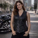 Milwaukee Leather Women’s Mistress Black Side Lace Leather Motorcycle Vest – LKL4714 - Image 6