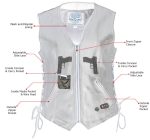 Milwaukee Leather Women’s Mistress Black Side Lace Leather Motorcycle Vest – LKL4714 - Image 10