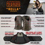Milwaukee Leather Women’s Bella Distressed Brown Leather Motorcycle Vest with Side Laces – LKL4719 - Image 4