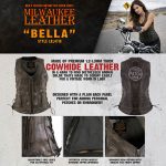 Milwaukee Leather Women’s Bella Distressed Brown Leather Motorcycle Vest with Side Laces – LKL4719 - Image 5