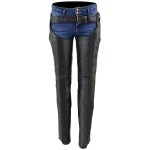 Milwaukee Leather LKL6700 Women’s Classic Black Leather Chaps with Hip Pocket - Image 7