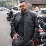 Milwaukee Leather LKM1600 Men’s Black Lightweight Casual Biker Style Leather Shirt - Image 4