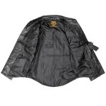 Milwaukee Leather LKM1601 Men’s Black Lightweight Snap Front Casual Biker Leather Shirt - Image 5