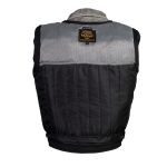 Milwaukee Leather LKM17001 Men’s Classic Distressed Gray Motorcycle Leather Riders Jacket - Image 8