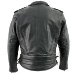 Milwaukee Leather LKM17004 Men’s Classic Premium Black Vented Motorcycle Leather Biker Riders Jacket - Image 9