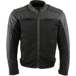 Milwaukee Leather Men’s Chaos Black Leather Motorcycle Jacket w/ CE Armor, Reflective Panels, Vents – LKM17022 - Image 10