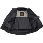 Milwaukee Leather Men’s Chaos Black Leather Motorcycle Jacket w/ CE Armor, Reflective Panels, Vents – LKM17022 - Image 7
