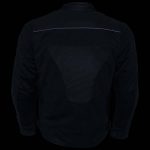 Milwaukee Leather Men’s Chaos Black Leather Motorcycle Jacket w/ CE Armor, Reflective Panels, Vents – LKM17022 - Image 5